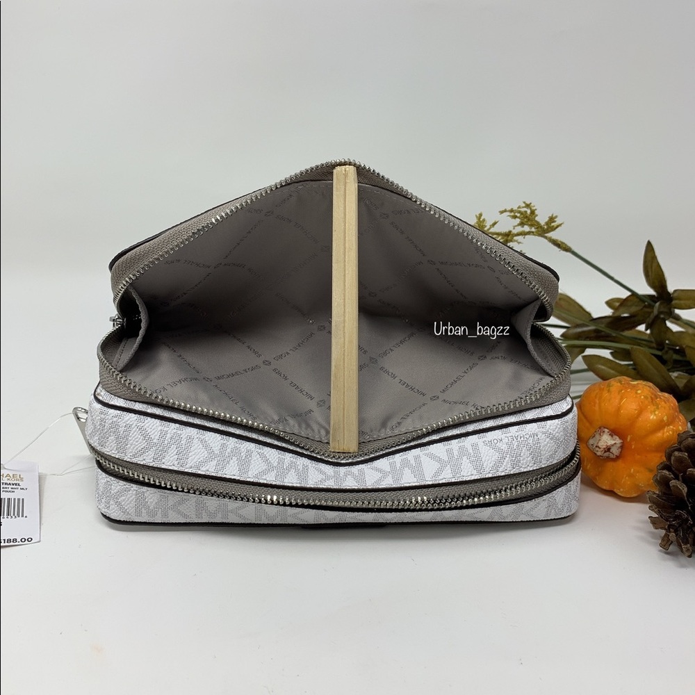 Michael Kors JST Large Double Zip Travel Pouch - Picture 7 of 8